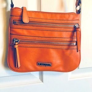 Nine West- Orange Cross-body Purse